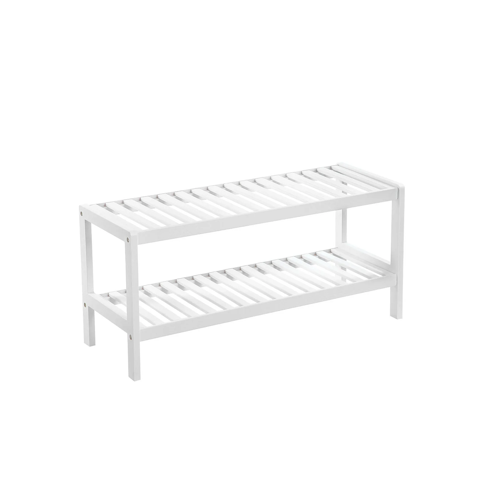 Bambusowy stojak na buty z 2 poziomami - Image 2