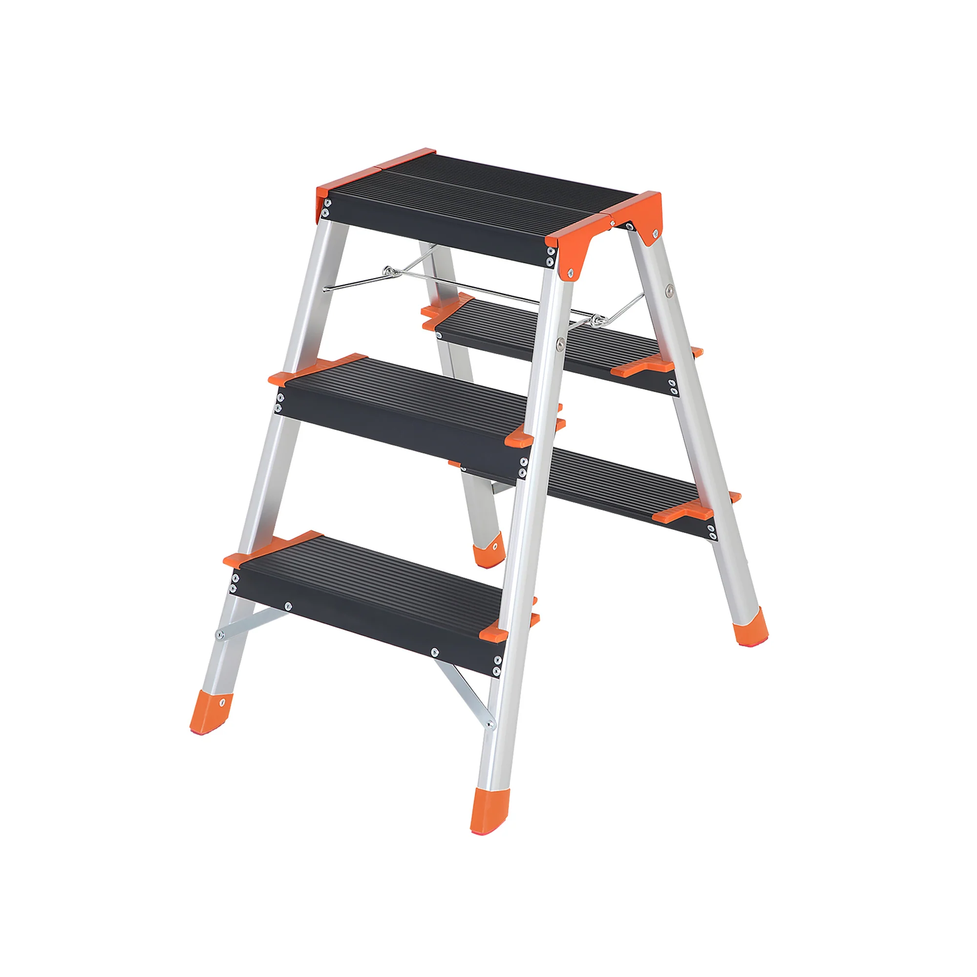 Drabina aluminiowa z 3 stopniami - Image 2