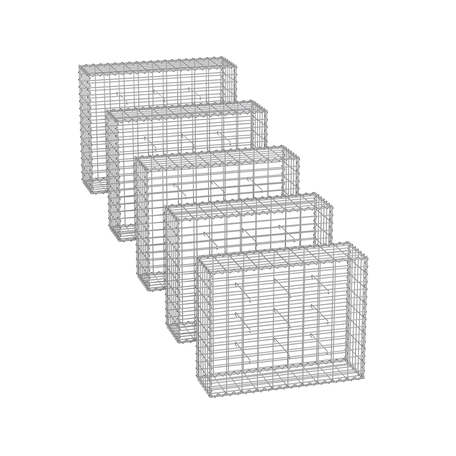 Gabion kamienny wykonany z siatki metalowej - Image 5
