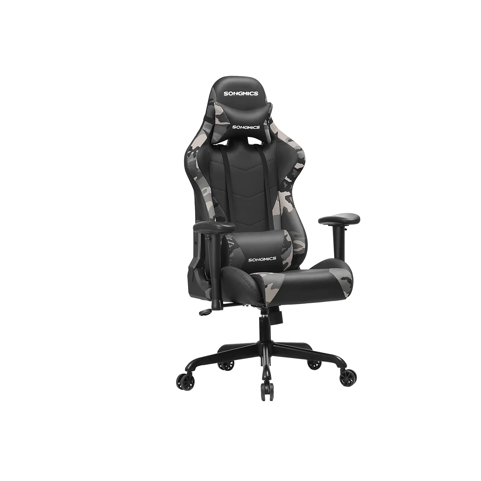 Krzesło biurowe z regulacją wysokości, ergonomiczne, sztuczna skóra - Image 3