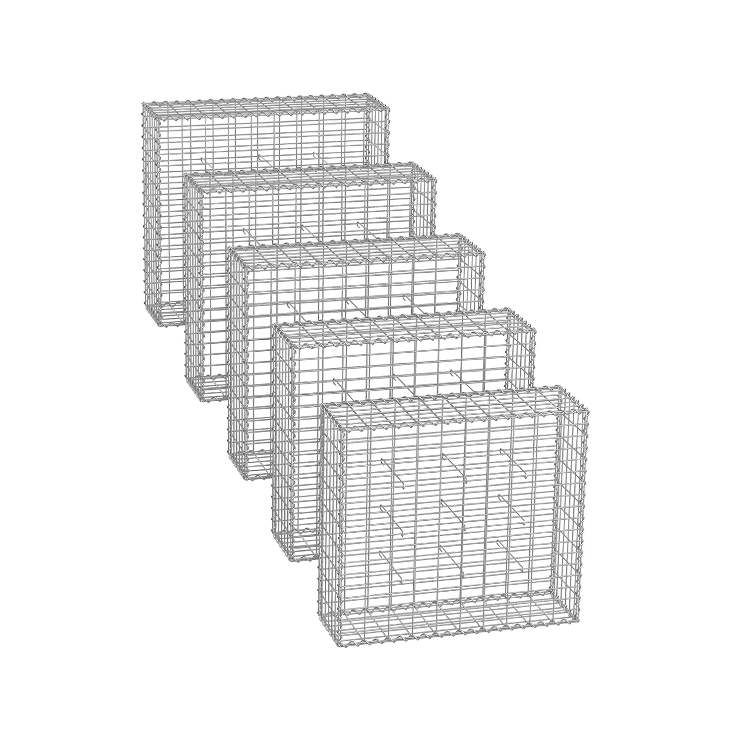 Ocynkowane kosze gabionowe o oczkach 5 x 10 cm - Image 2