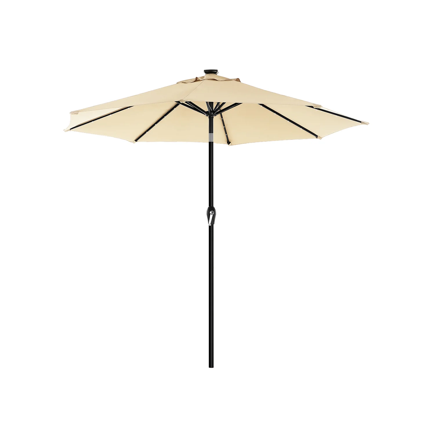 Parasol z oświetleniem solarnym LED, bez stojaka - Image 3