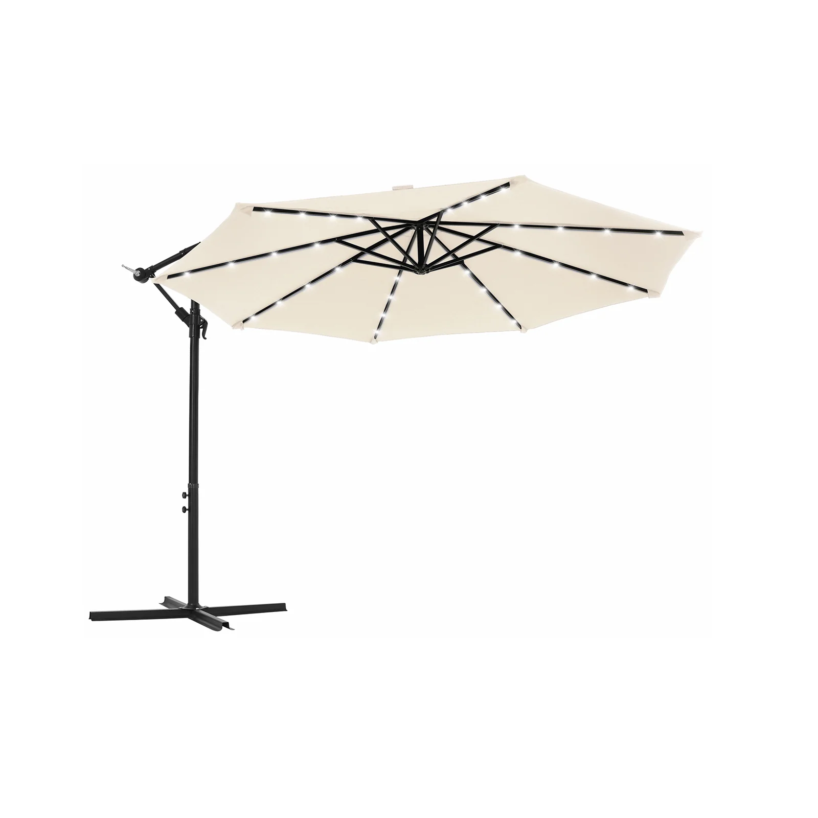 Parasol z oświetleniem solarnym LED - Image 3