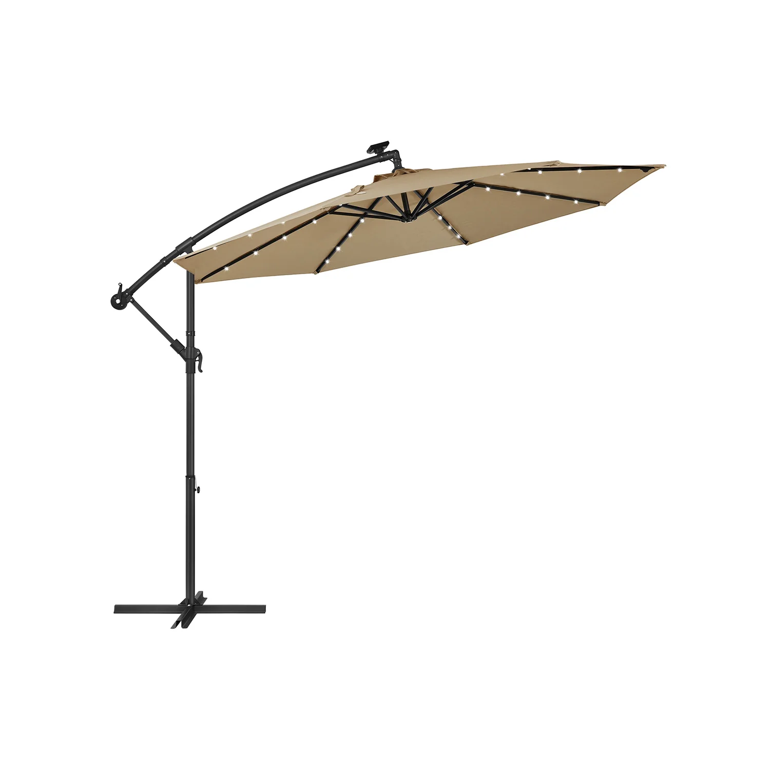 Parasol z oświetleniem solarnym LED - Image 5