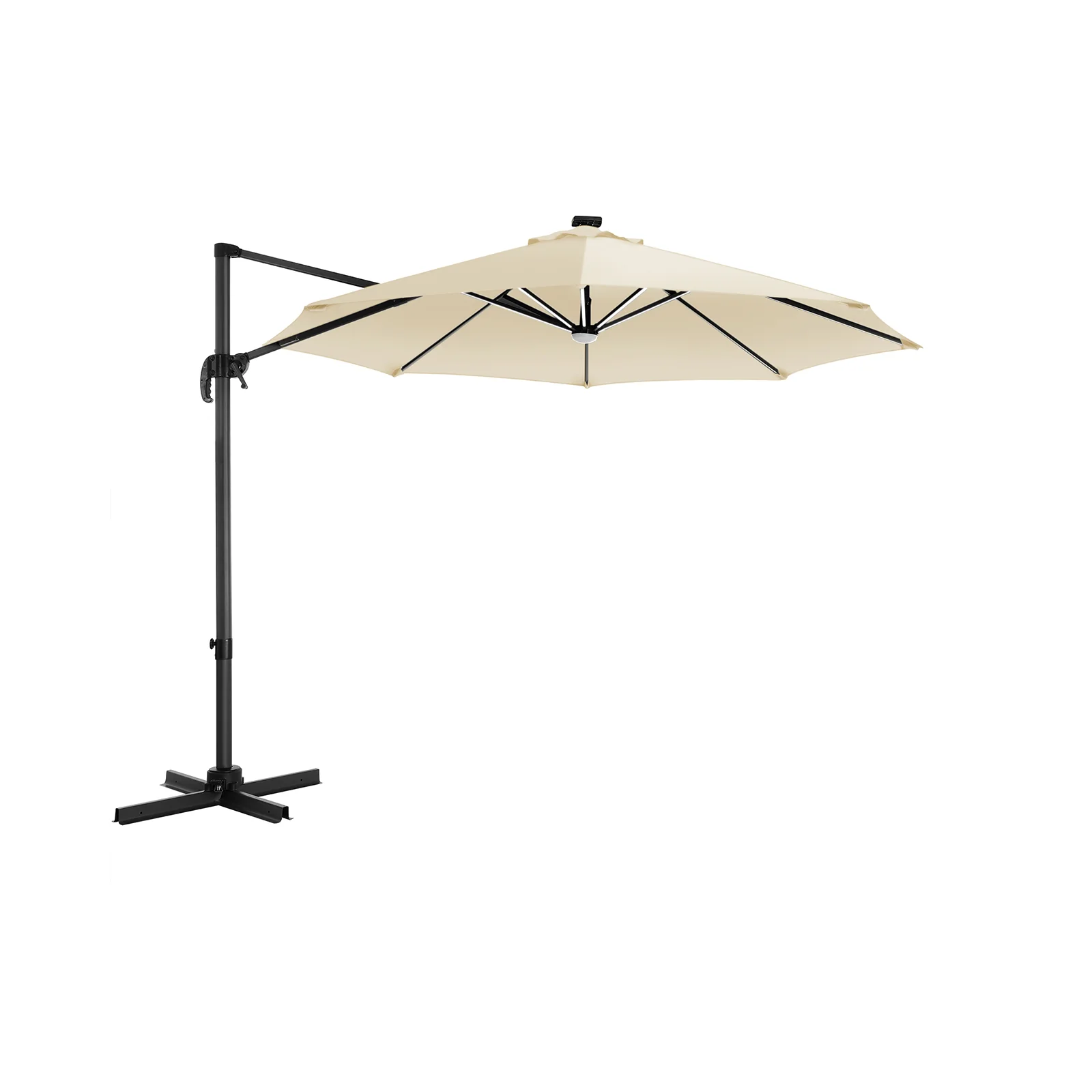 Parasolka przeciwsłoneczna Ø 300 cm z oświetleniem LED - Image 2