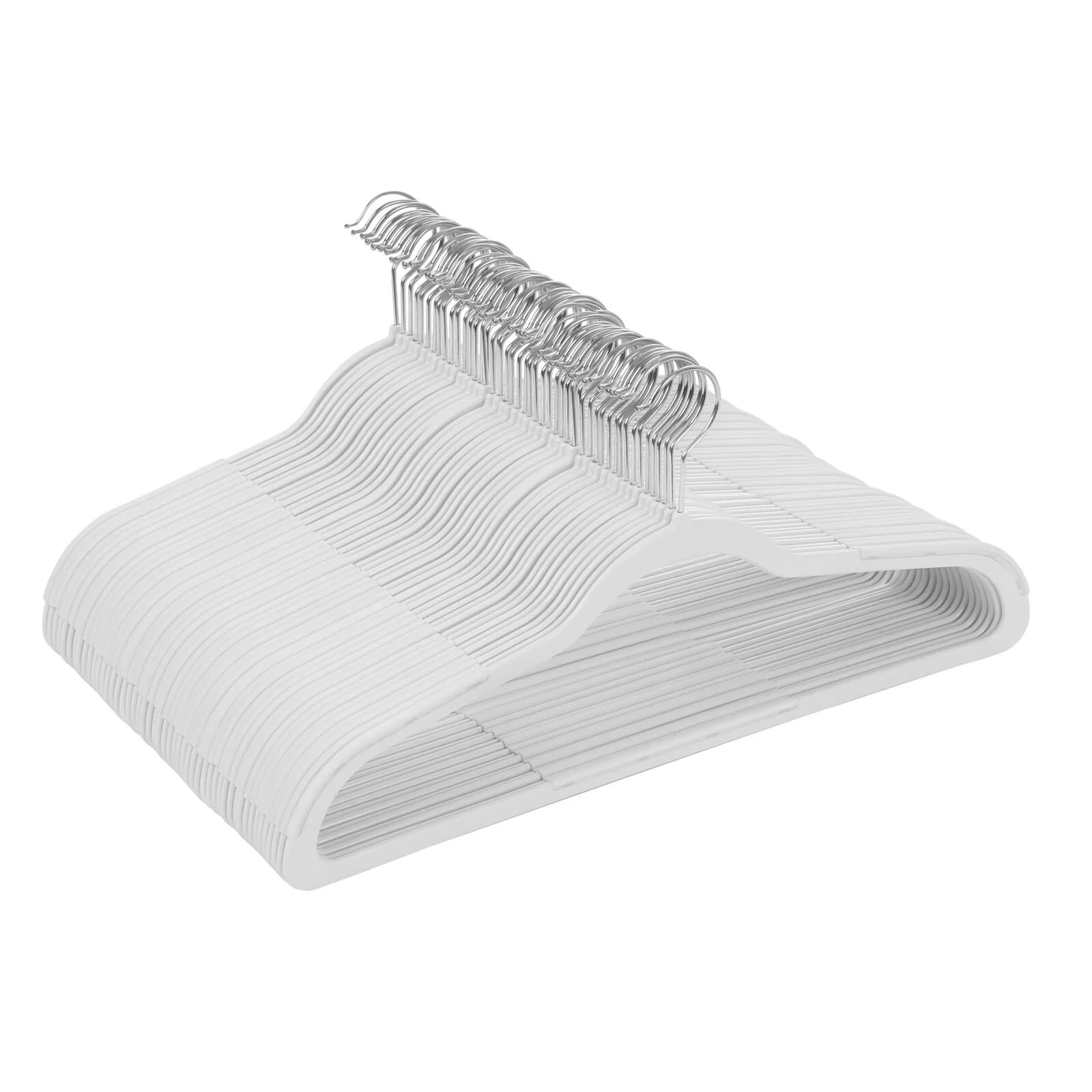 Plastikowe wieszaki na ubrania, opakowanie 50 sztuk - Image 2