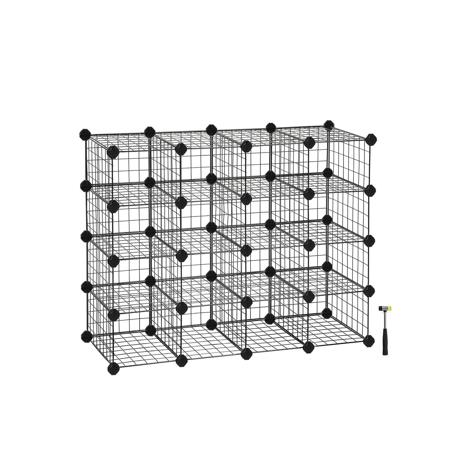 Półka wtykowa z kostkami wykonanymi z drutu metalowego - Image 3