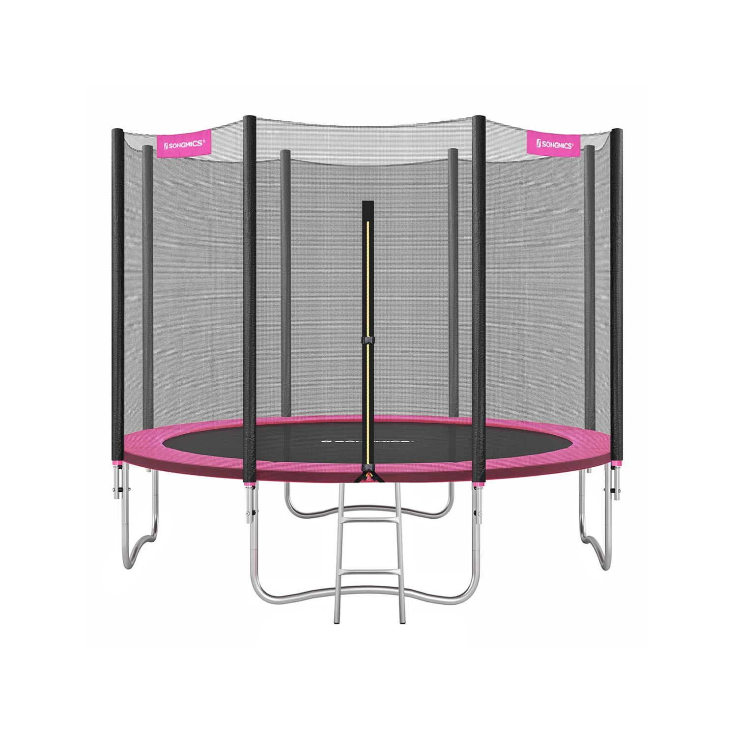 Trampolina z wyściełanymi drążkami z siatki zabezpieczającej - Image 3