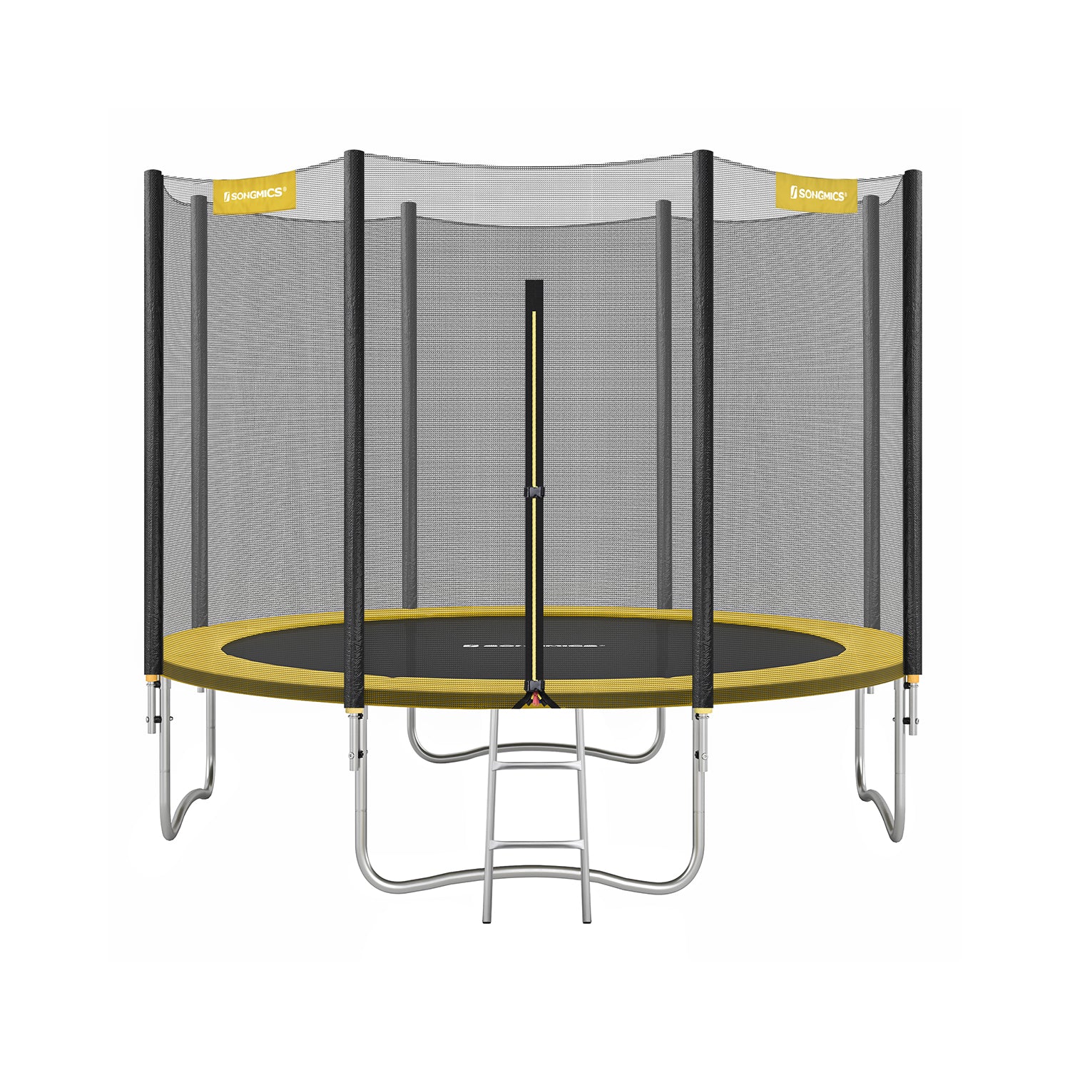 Trampolina z wyściełanymi drążkami z siatki zabezpieczającej - Image 4