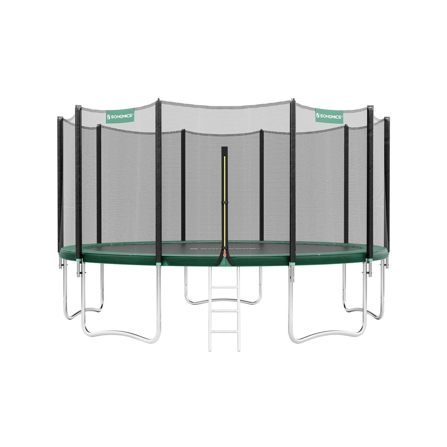 Trampolina z wyściełanymi drążkami z siatki zabezpieczającej - Image 7
