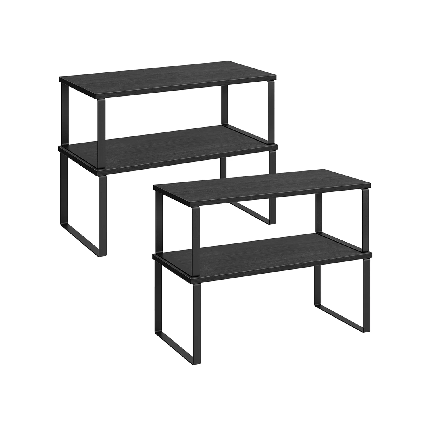 Zestaw 4 półek kuchennych z metalową ramą - Image 3